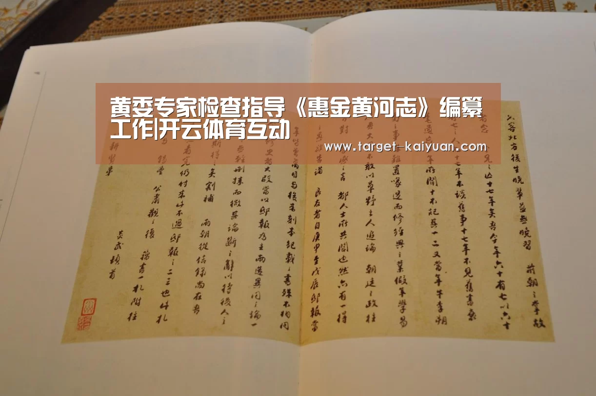 黄委专家检查指导《惠金黄河志》编纂工作|开云体育互动(图4) 开元棋牌官网